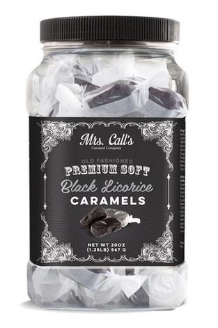 Caramels, Licorice (20 oz Jar or Bulk) - The Nut Garden