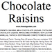 Raisins, Milk Chocolate Covered (15 oz) - The Nut Garden