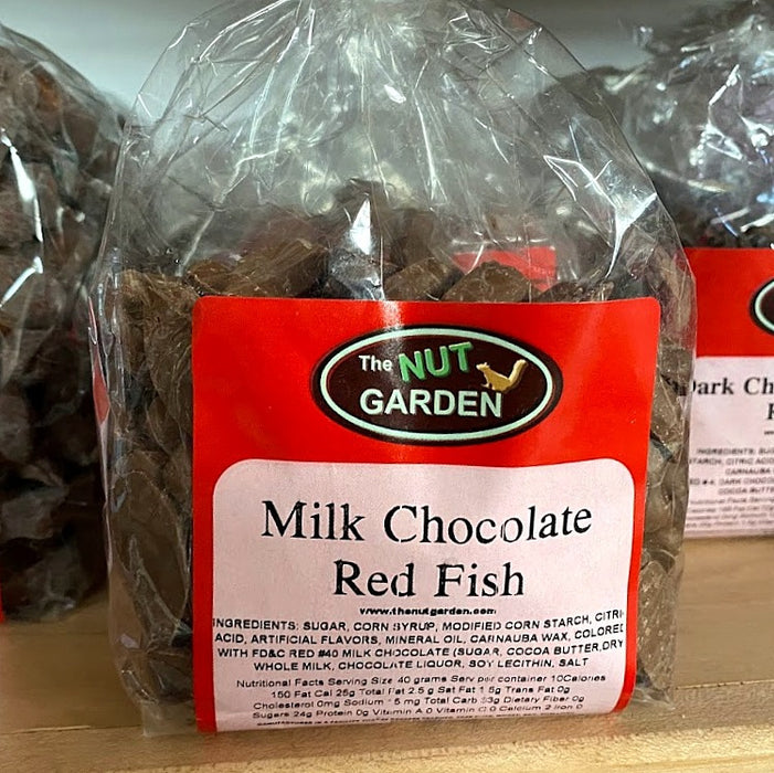 Red Fish, Milk Chocolate Covered (15 oz) - The Nut Garden