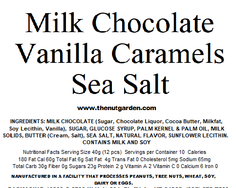 Caramels, Milk Chocolate Sea Salt (14 oz)