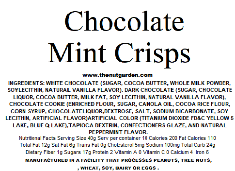 Mint Chocolate Cookie Bites (14 oz) - The Nut Garden