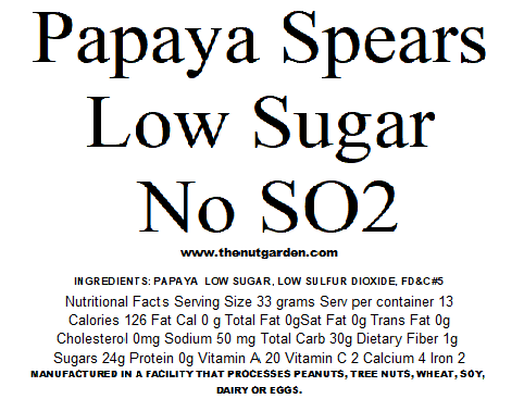 Papaya, Spears No SO2 (14 oz)
