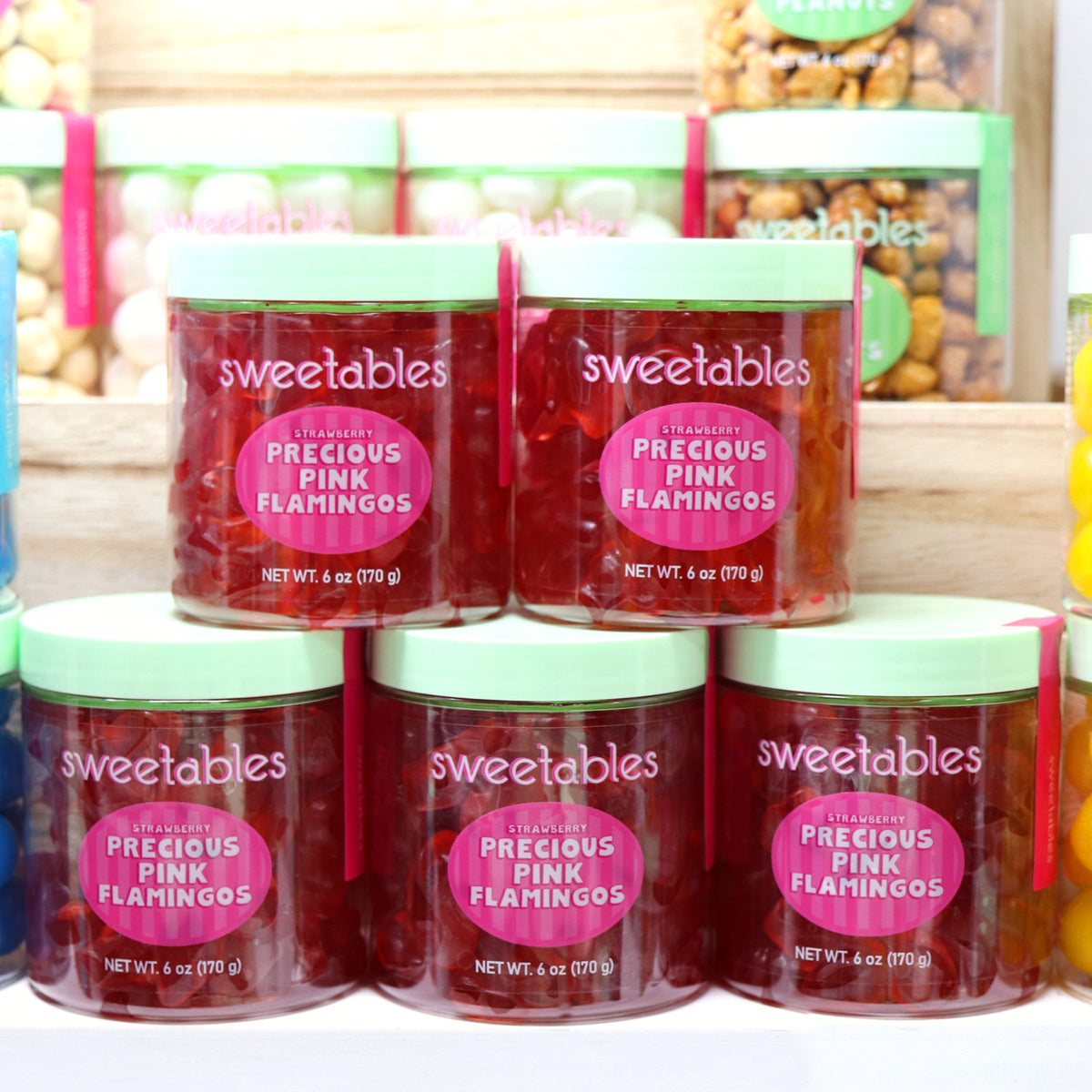Pretty Pink Flamingo Gummies | Sweetables — The Nut Garden