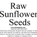 Sunflower Seeds, Raw (14 oz) - The Nut Garden