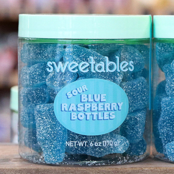 Sweetables | Sour Blue Raspberry Bottles