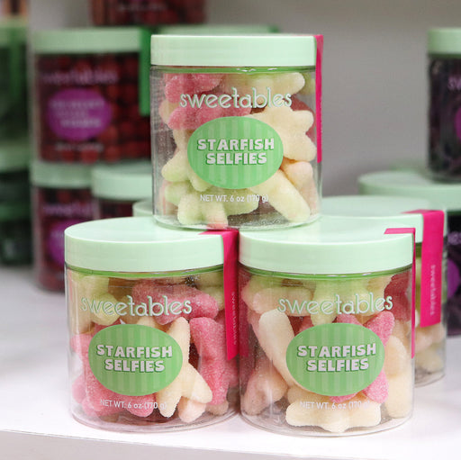 Starfish Selfie Gummies, Ocean Candy, Sweetables Cute Candy Jars, The Nut Garden