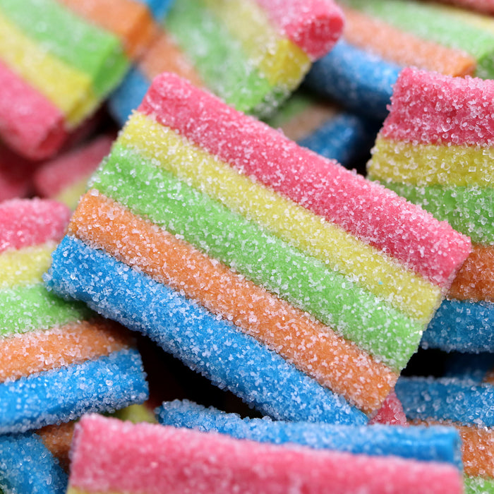 Sweetables | Rainbow Sour Belt Bites