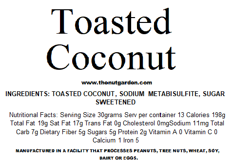 Coconut Chips Toasted Sweetened (13 oz)