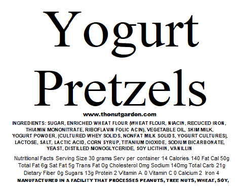 Pretzels, Yogurt Covered (14 oz) - The Nut Garden