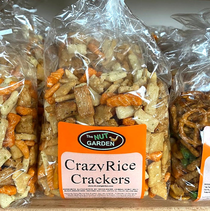 Crazy Rice Crackers (14 oz) - The Nut Garden