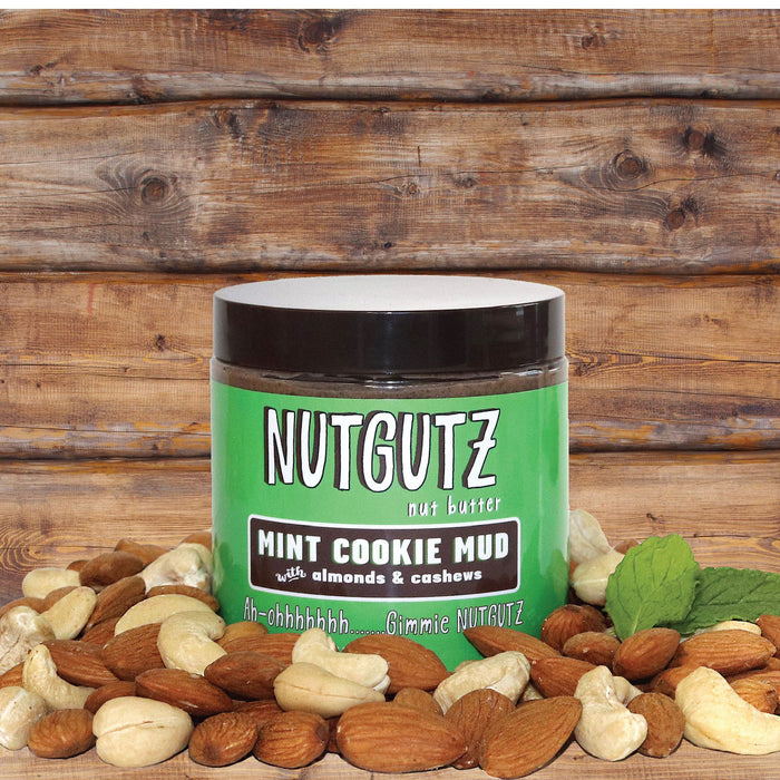 NUTGUTZ nut butter | MINT COOKIE MUD