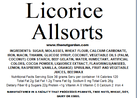 Licorice Allsorts (14 oz)