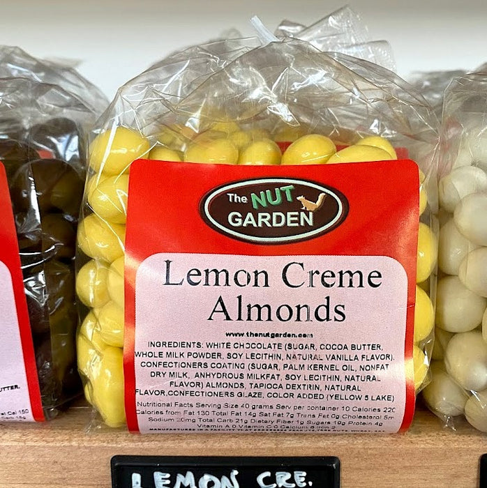 Almonds, Lemon Cream (14 oz) - The Nut Garden
