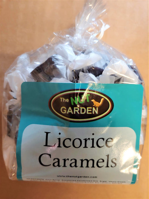 Caramels, Licorice (8 oz bag)