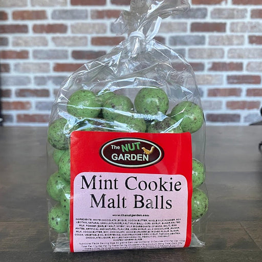 Malt Balls, Mint Chocolate Cookie (13 oz) - The Nut Garden