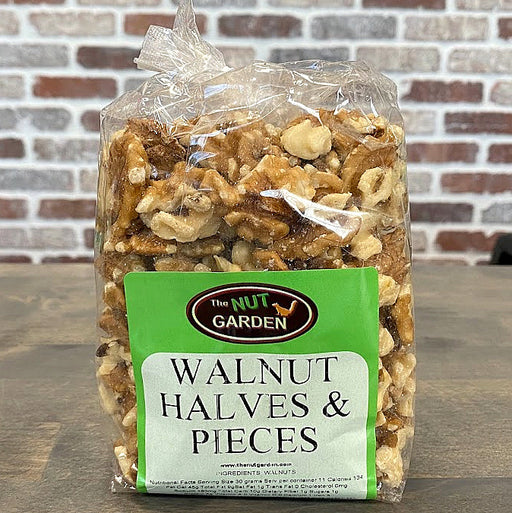 Walnuts, Halves and Pieces (12 oz) - The Nut Garden